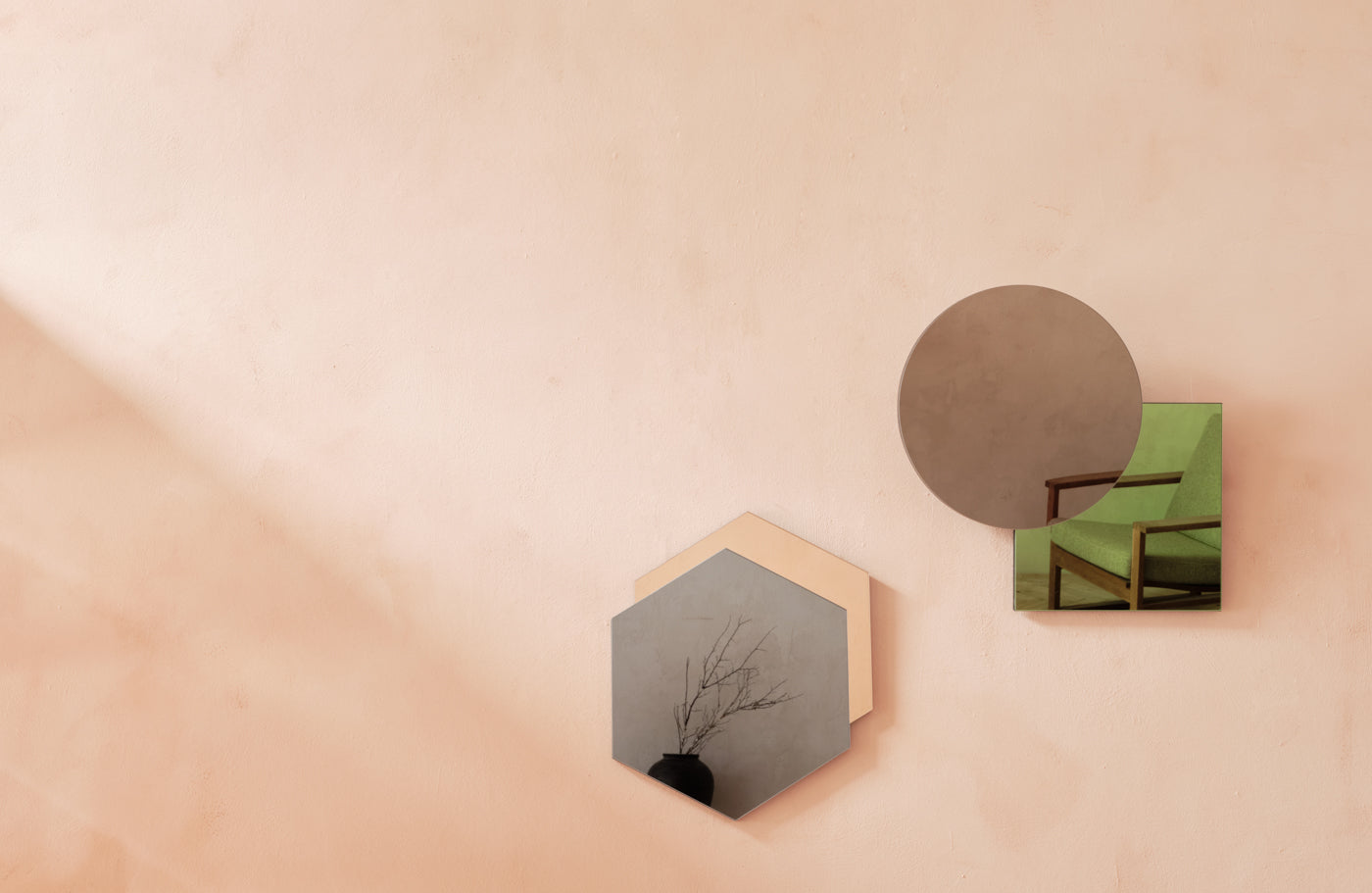 Hexagon Duo Mirror