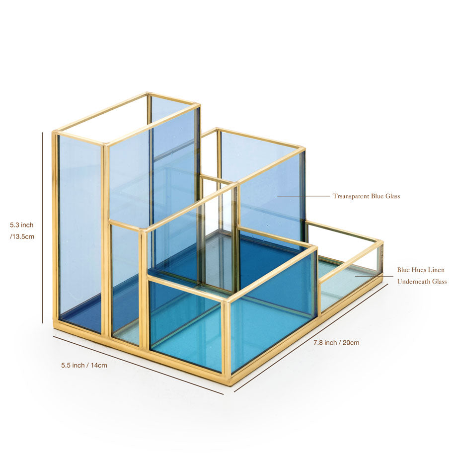 Decorative office organizer - clever office decoration as pencil containers, stationery holder or cosmetic organizers -The most beautiful home decor items and the best home decorating ideas at FONDAZZA.