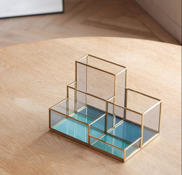 Decorative office organizer - clever office decoration as pencil containers, stationery holder or cosmetic organizers -The most beautiful home decor items and the best home decorating ideas at FONDAZZA. 