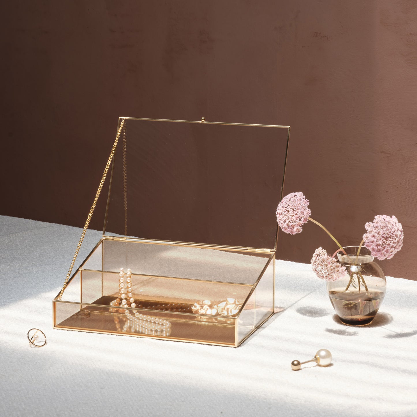 Amber Slant Box