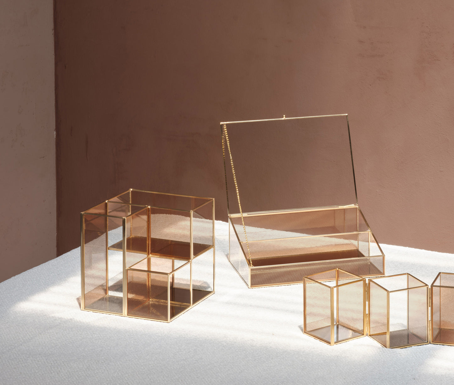 Amber Slant Box