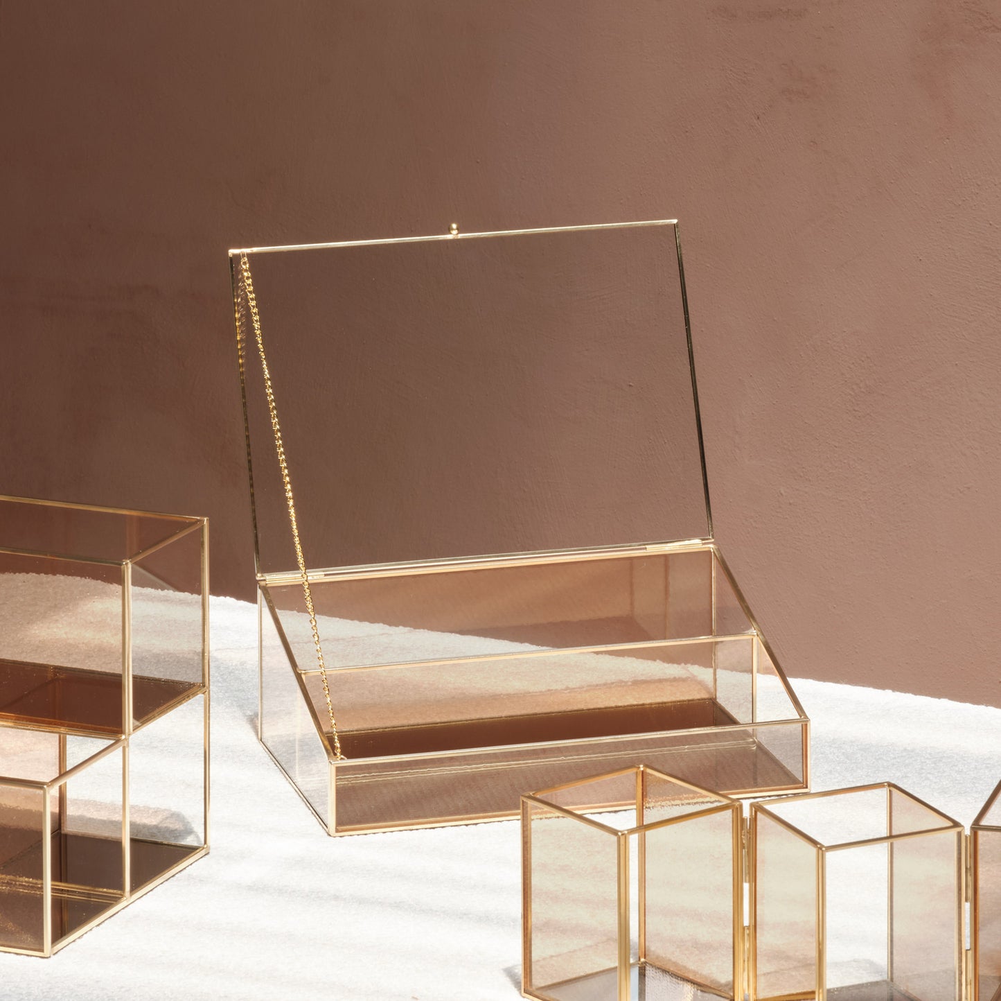 Amber Slant Box