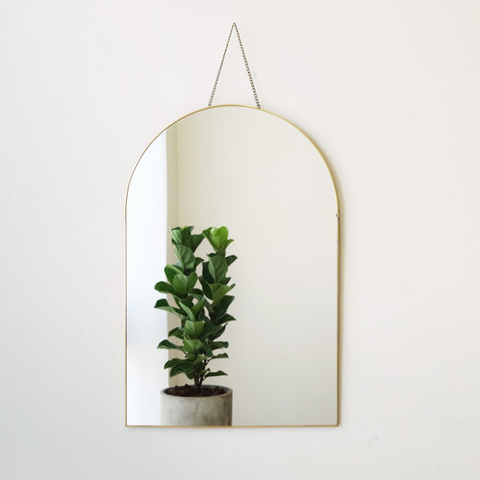 Wall art decor- arch brass wall mirror-The most beautiful house decor and the best home decorations collections at FONDAZZA.