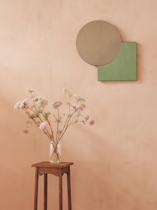 Green Brown Mirror
