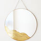 Brass wall decor-Big vanity mirror-Wave Design-The most beautiful Home furnishing and home accents at FONDAZZA.