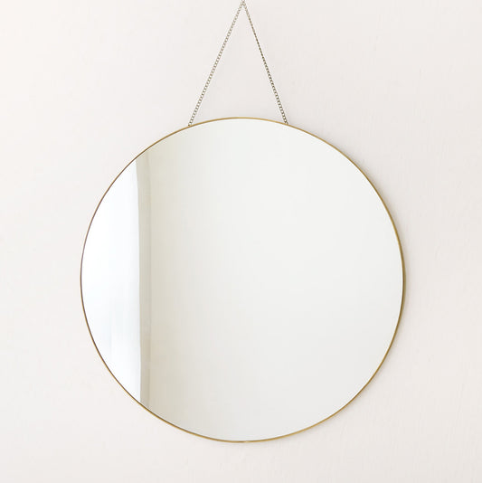 Wall mirror decor-brass Large round mirror-The most beautiful house decor and the best home decorations collections at FONDAZZA.